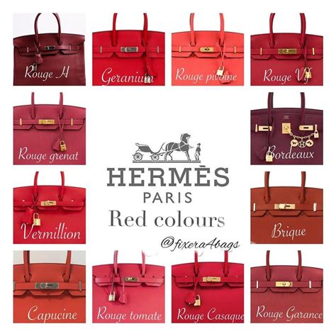 hermes favorite color|hermes luggage color chart.